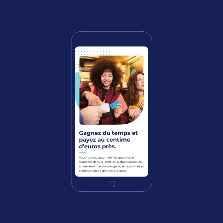 New Ticket Restaurant product page of Edenred