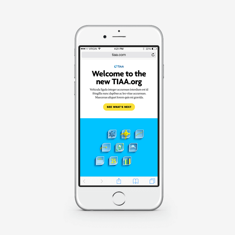 Second mobile version of TIAA