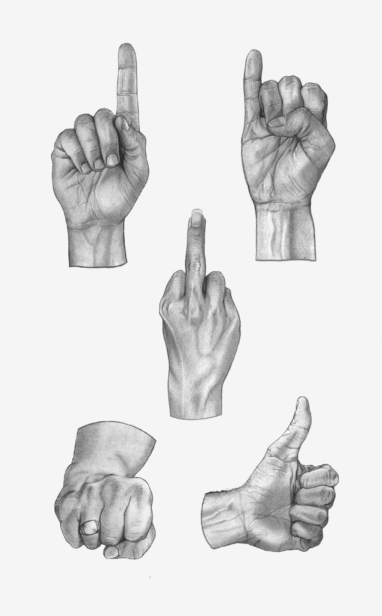 Hands drawing with paper pen